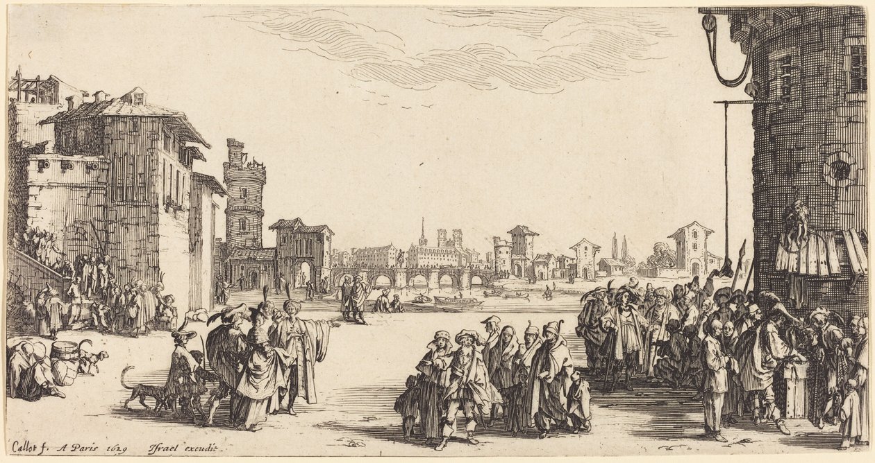 Trh s otroky od Jacques Callot