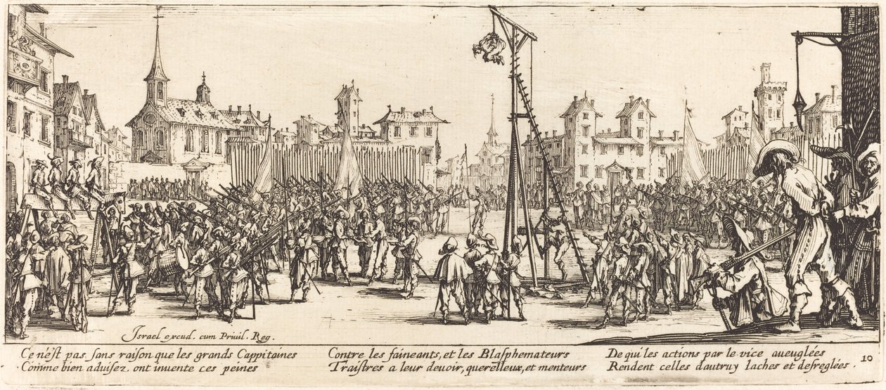 Strappado od Jacques Callot