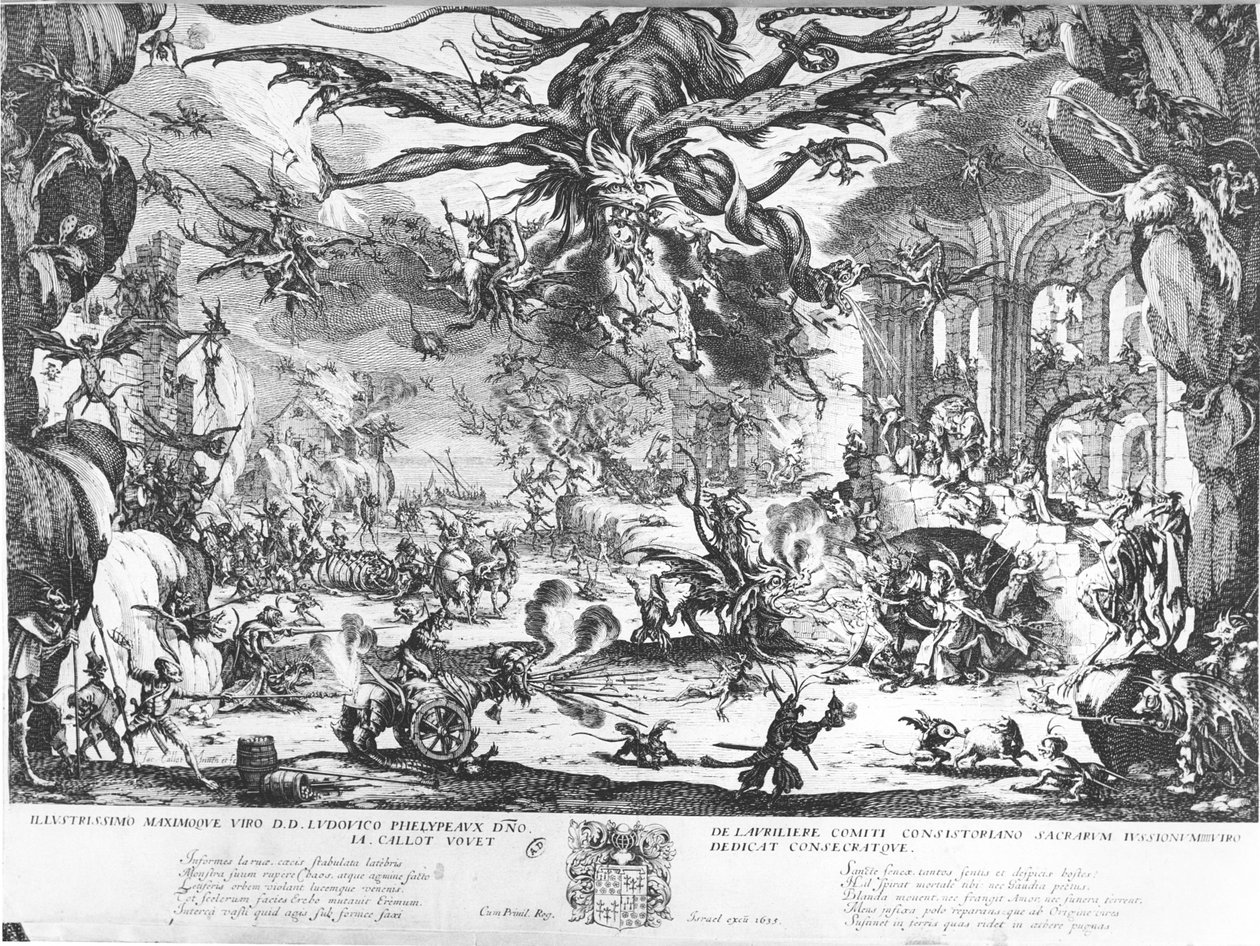Pokušení svatého Antonína od Jacques Callot