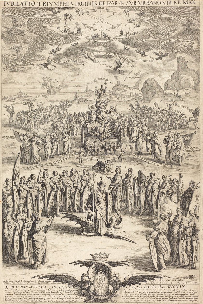 Triumf Panny od Jacques Callot