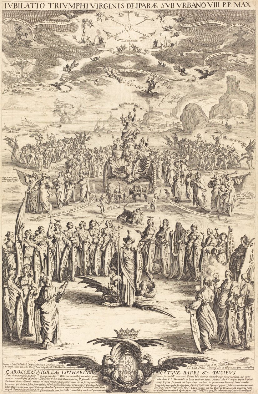 Triumf Panny od Jacques Callot