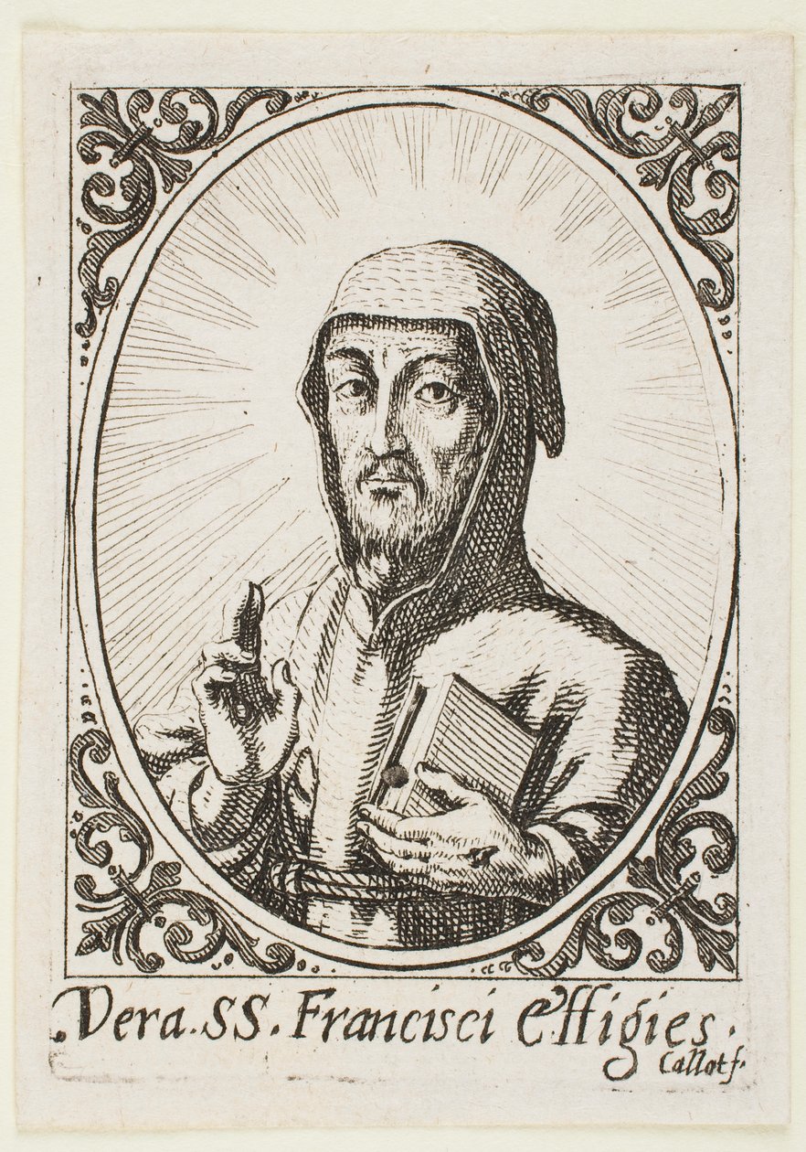 Skutečná tvář svatého Františka od Jacques Callot