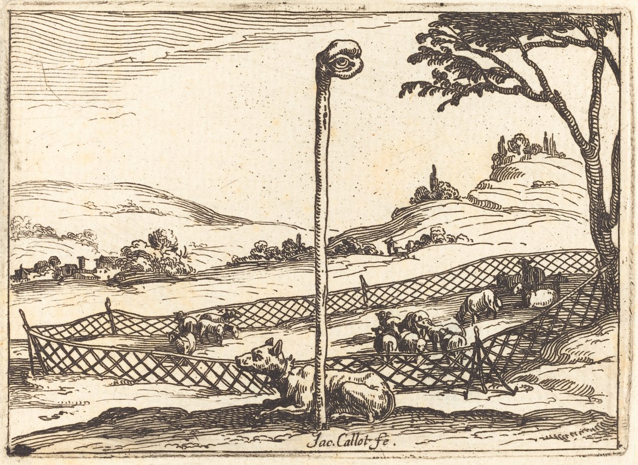 Bdělé oko od Jacques Callot