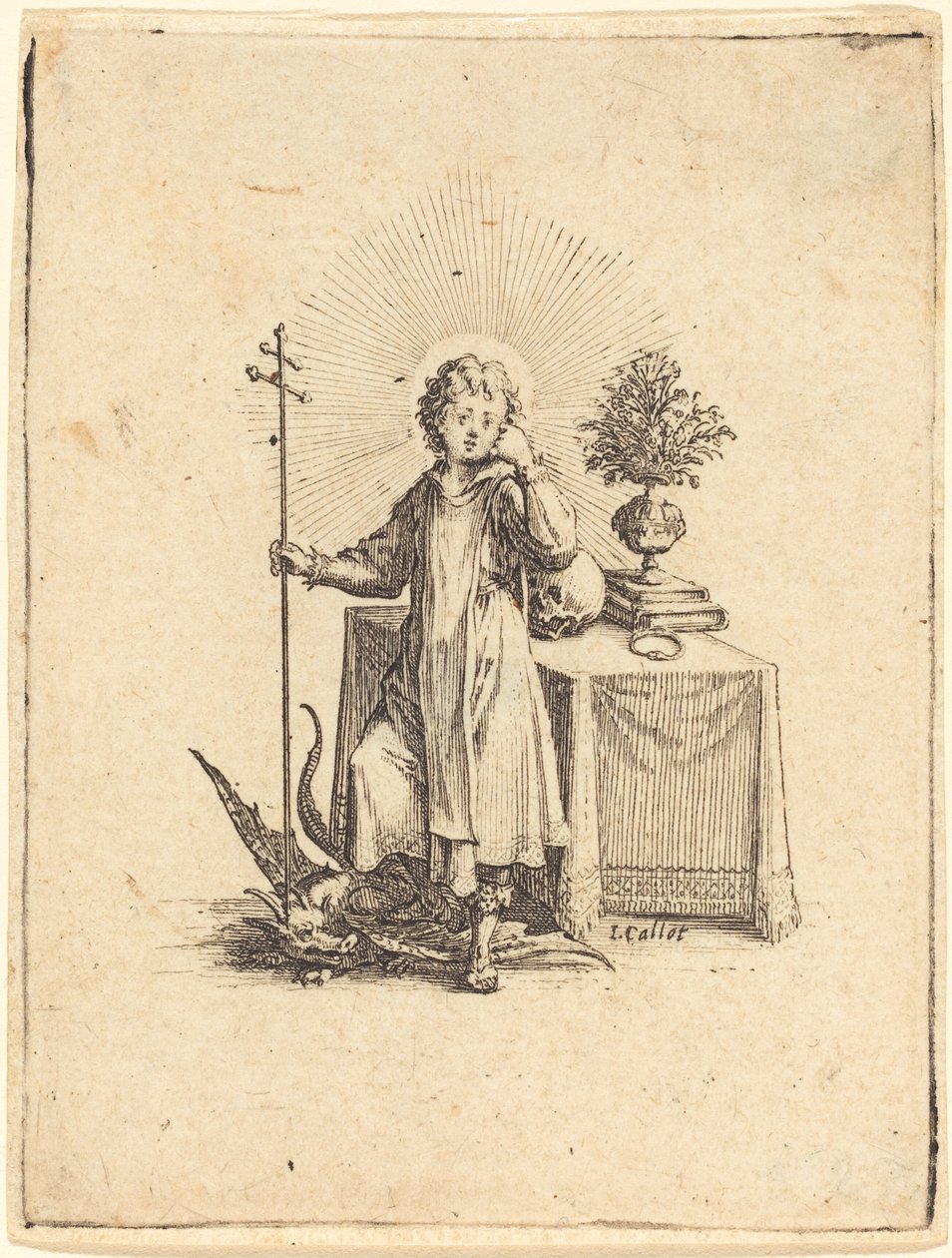 Mladý Ježíš od Jacques Callot