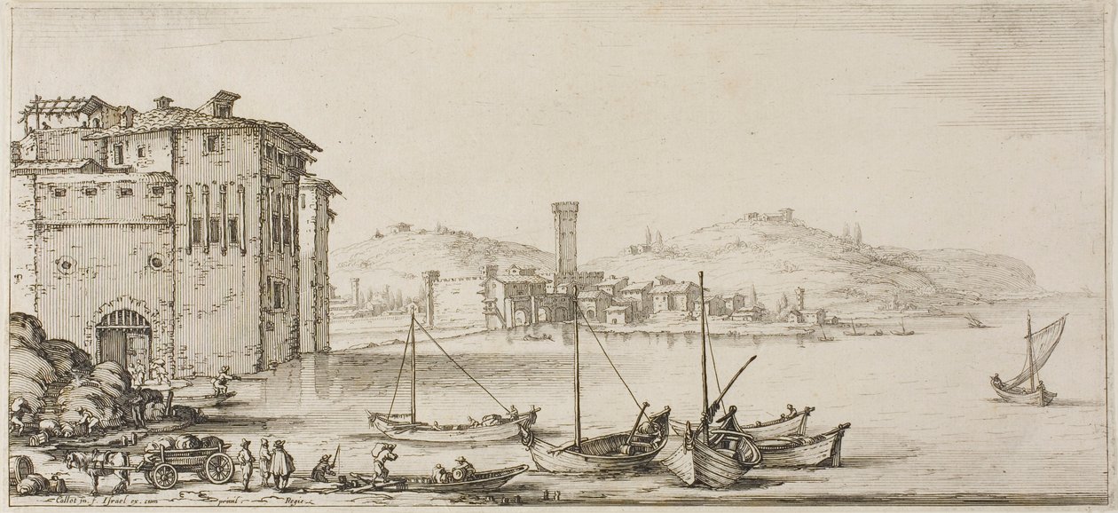 The Zany One nebo Scapin ze Tří italských komiků od Jacques Callot