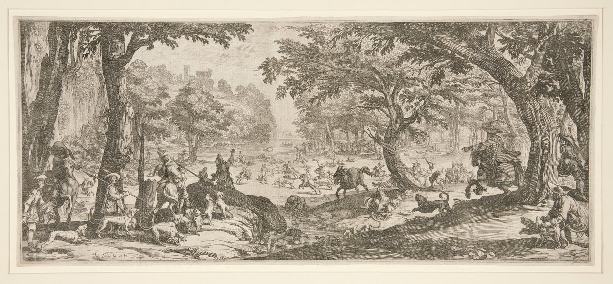 Velký lov od Jacques Callot