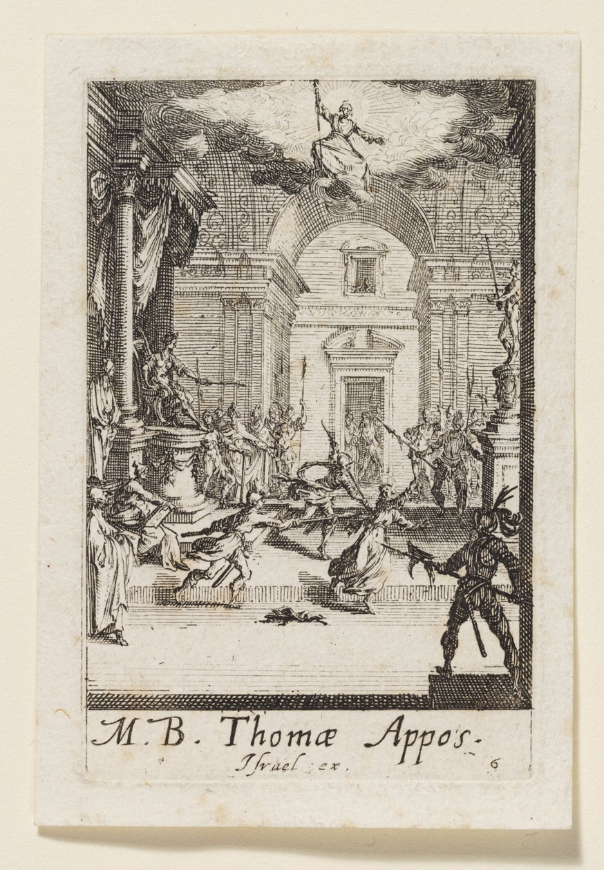 Apoštol Tomáš (Thomas Appos.) od Jacques Callot