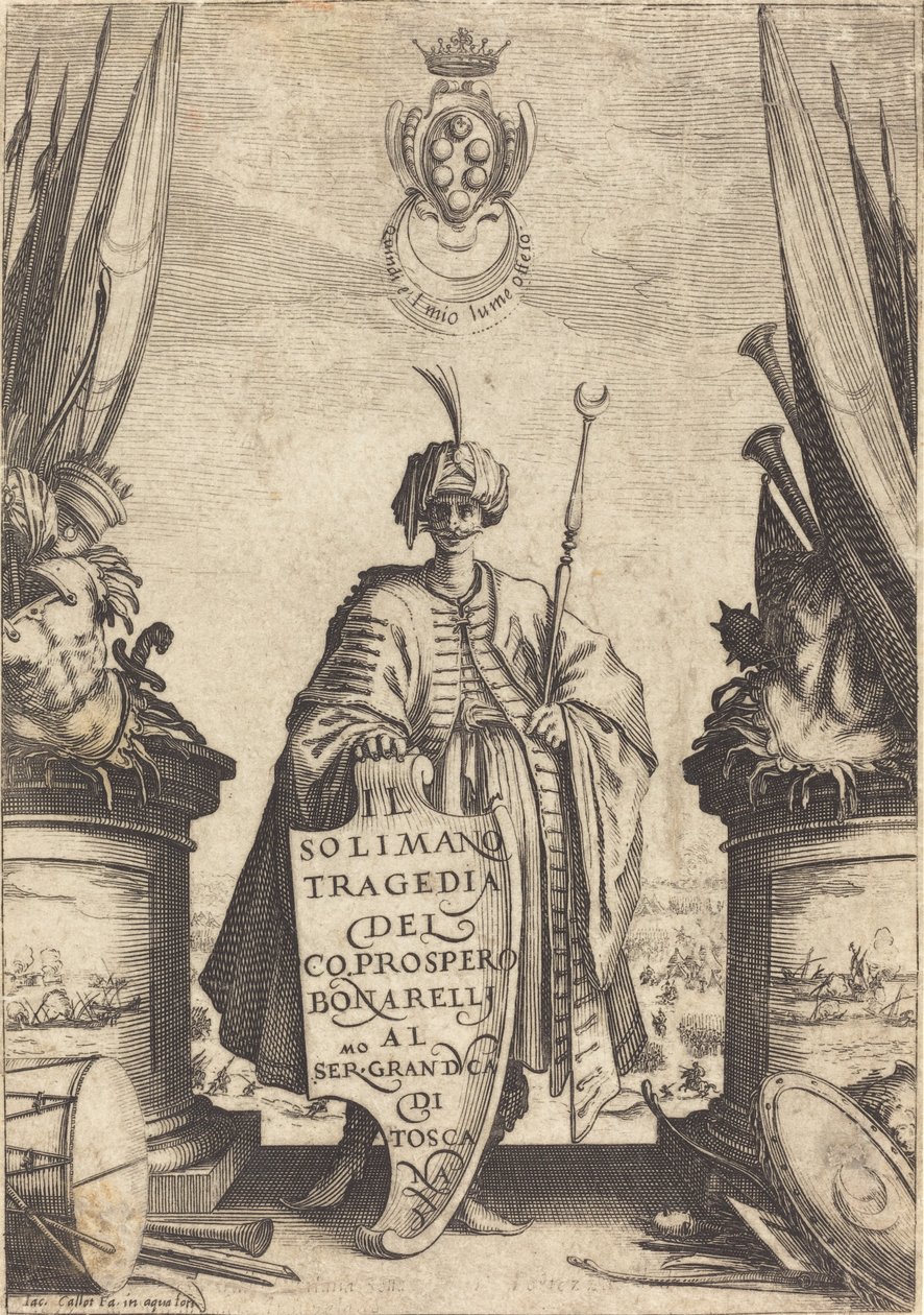 Titulní strana pro "Il Suleiman" od Jacques Callot