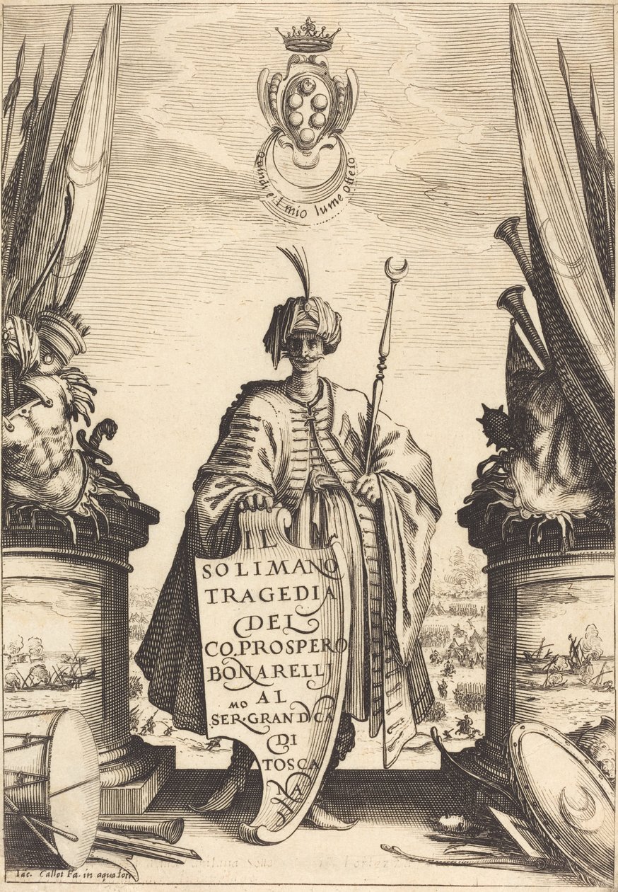 Titulní strana pro "Il Suleiman" od Jacques Callot
