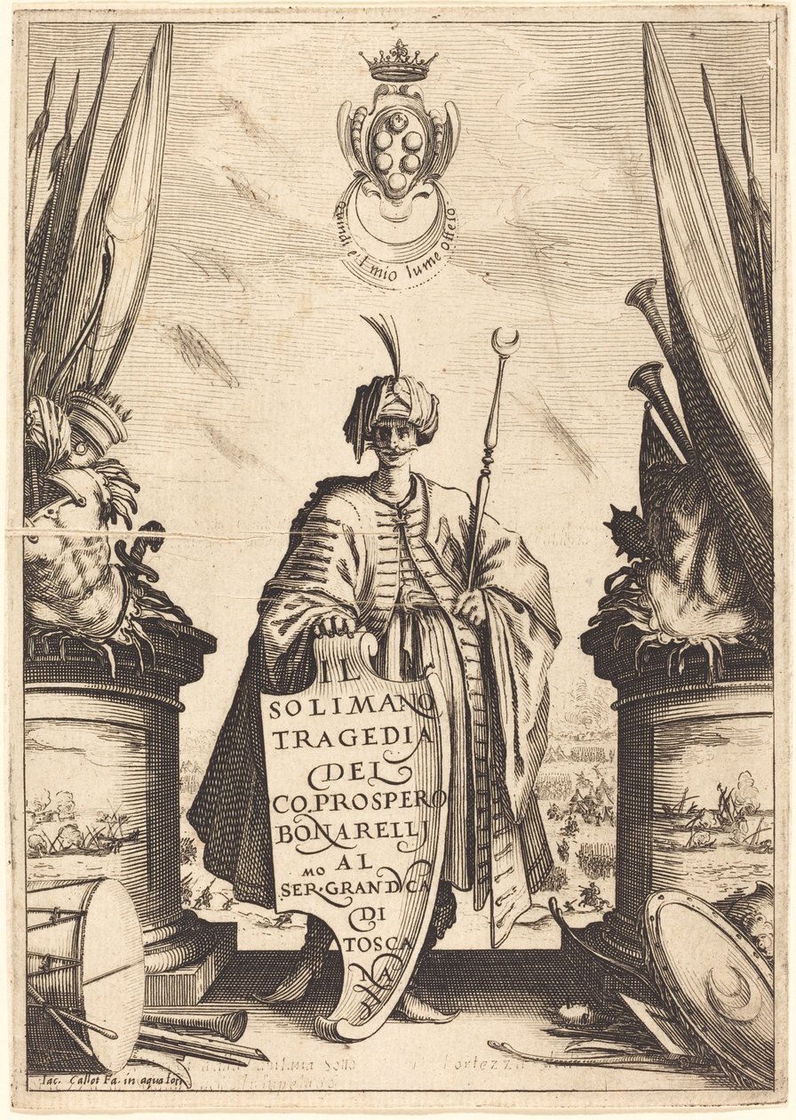 Titulní strana pro "Il Suleiman" od Jacques Callot