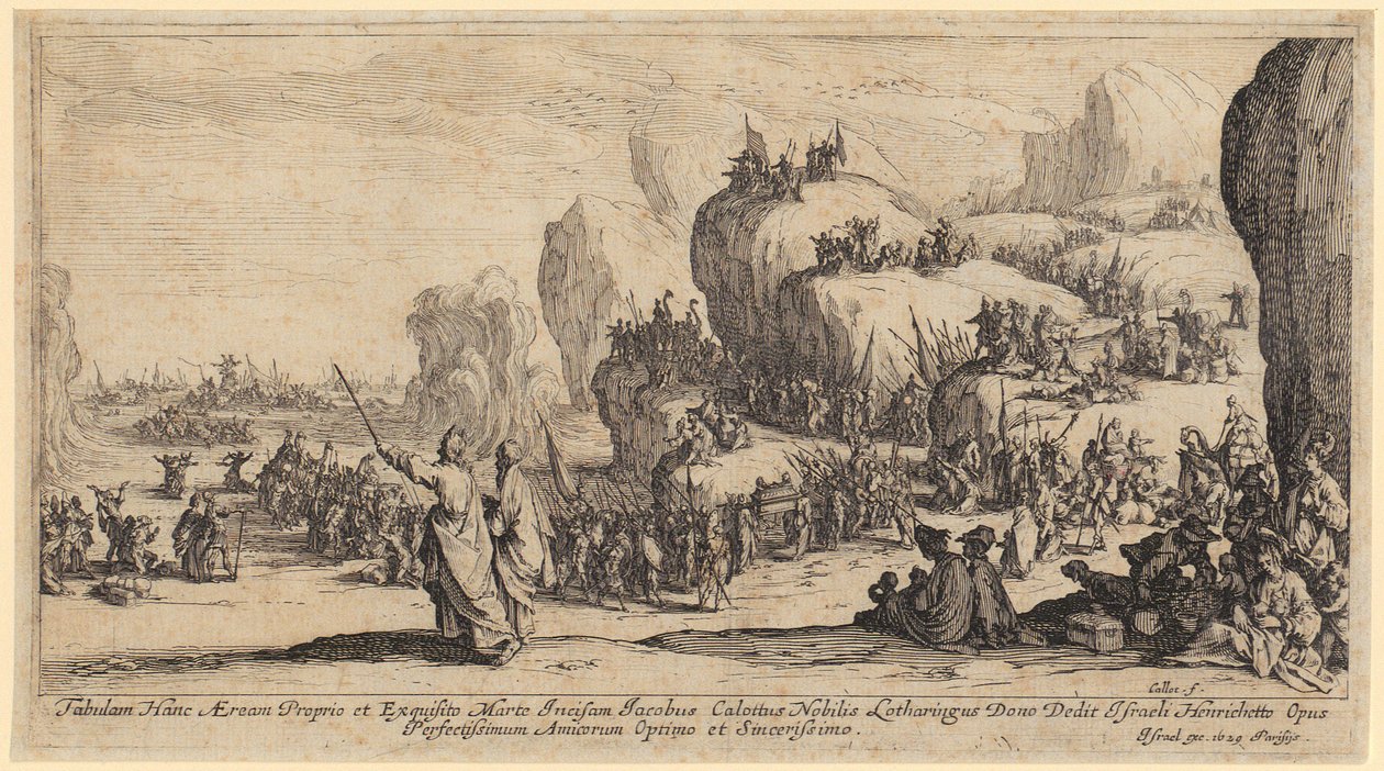 Vojáci opouštějí své lodě od Jacques Callot