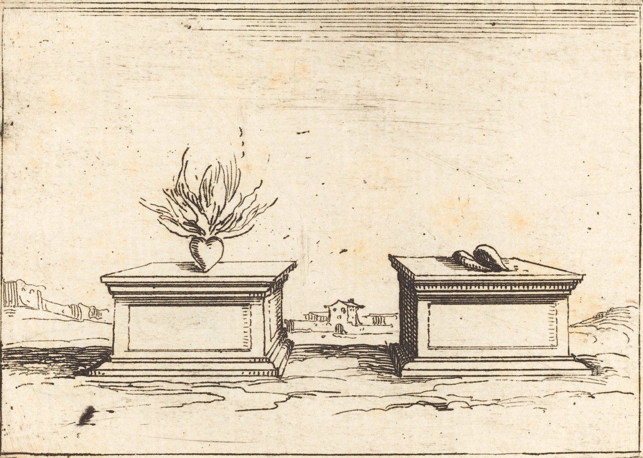 Dvě srdce od Jacques Callot