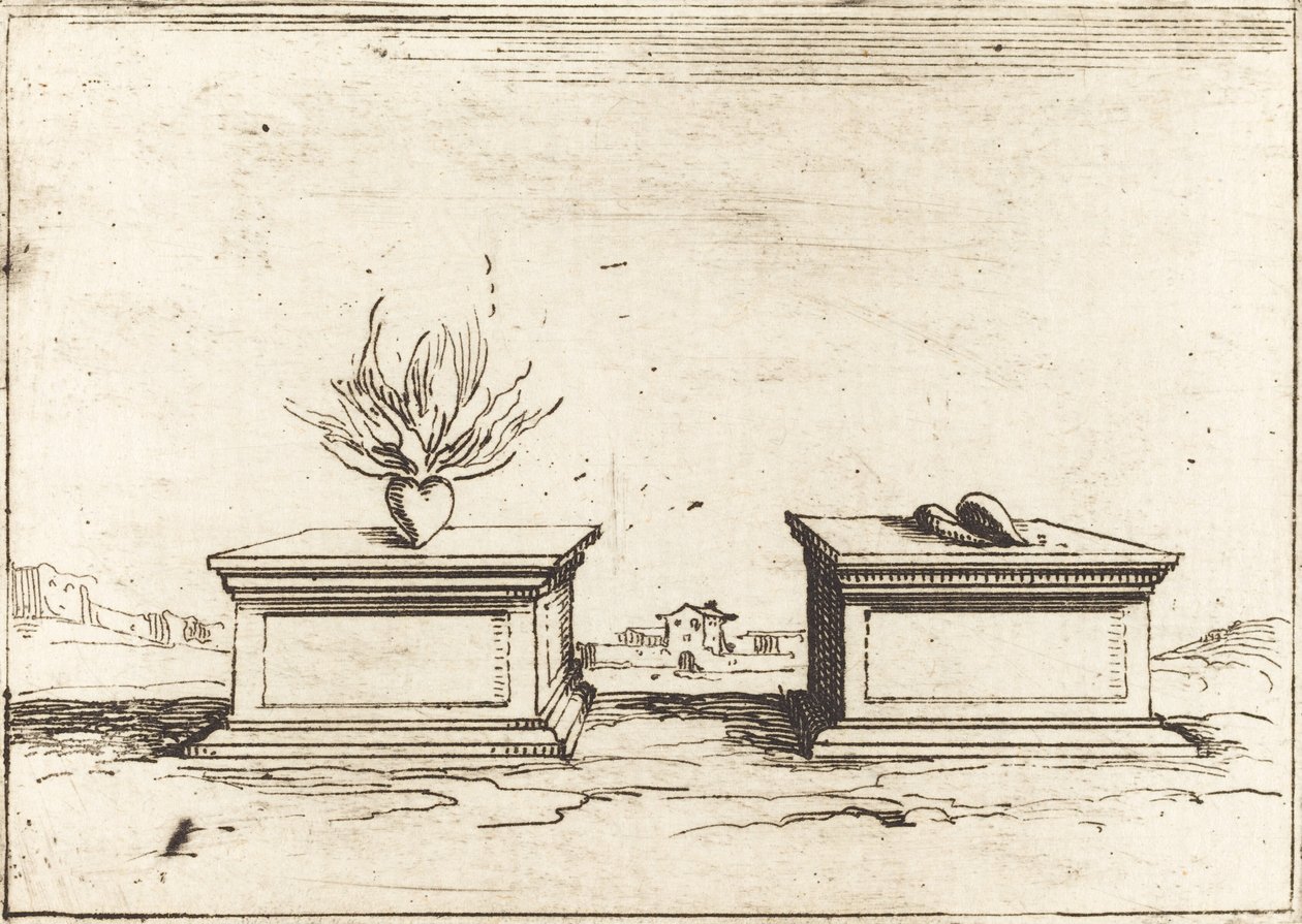 Dvě srdce od Jacques Callot