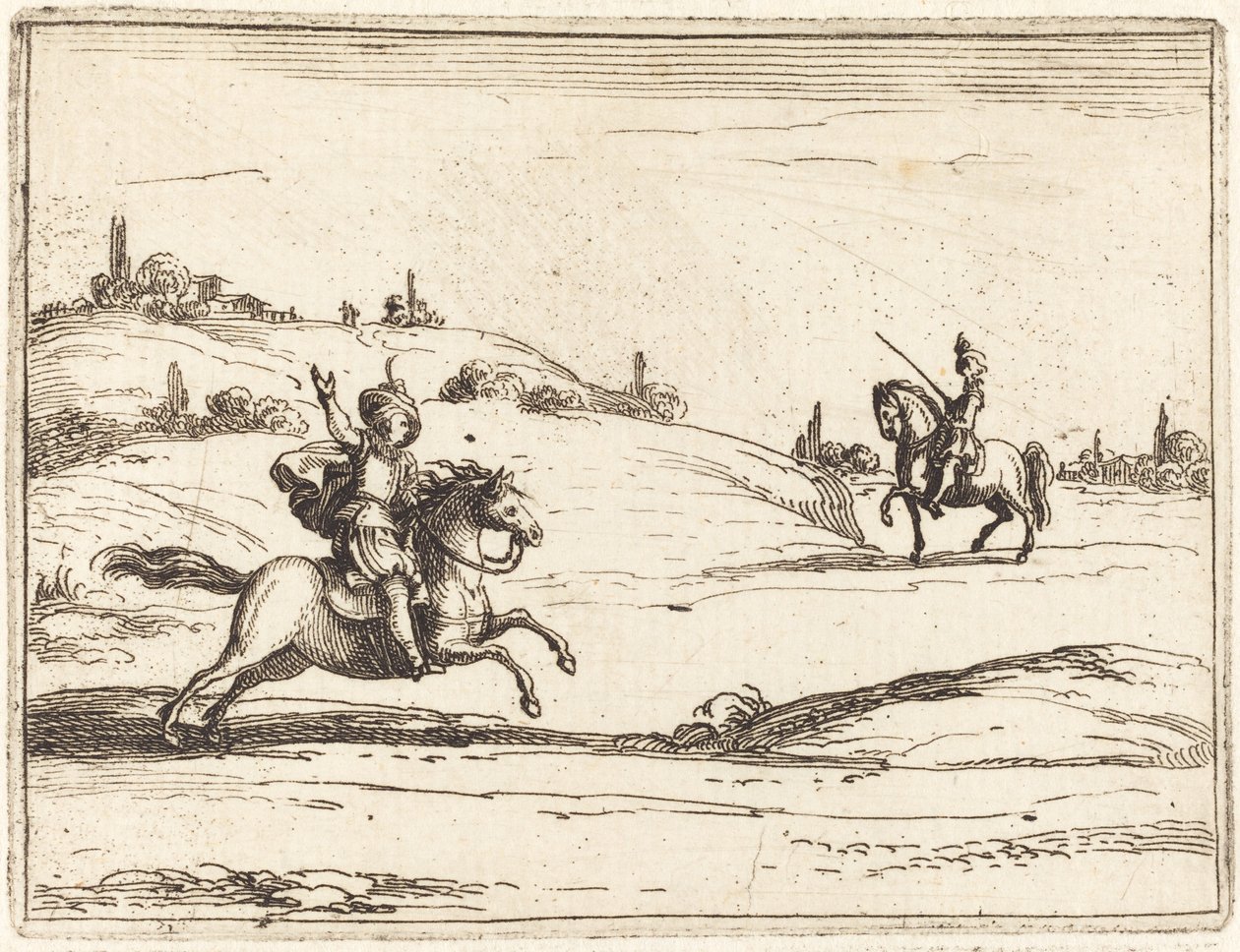 Dva rytíři od Jacques Callot