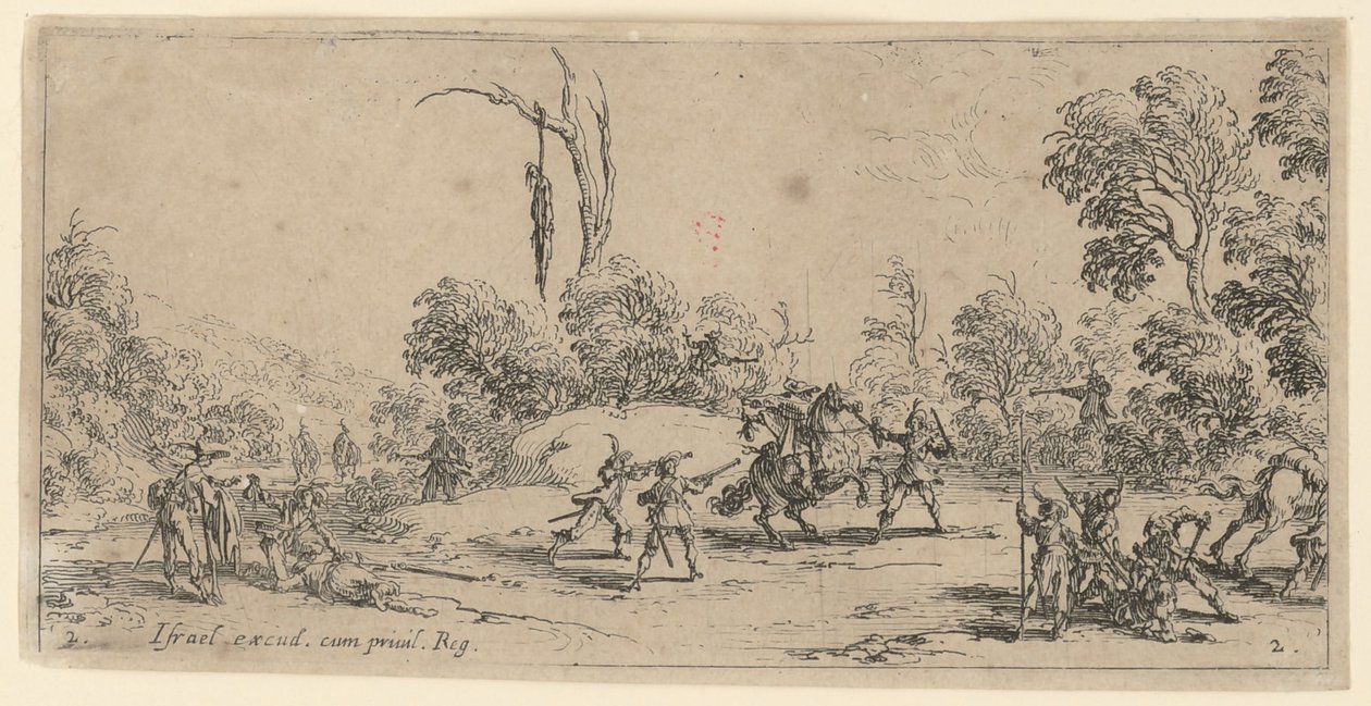 Přepadení od Jacques Callot