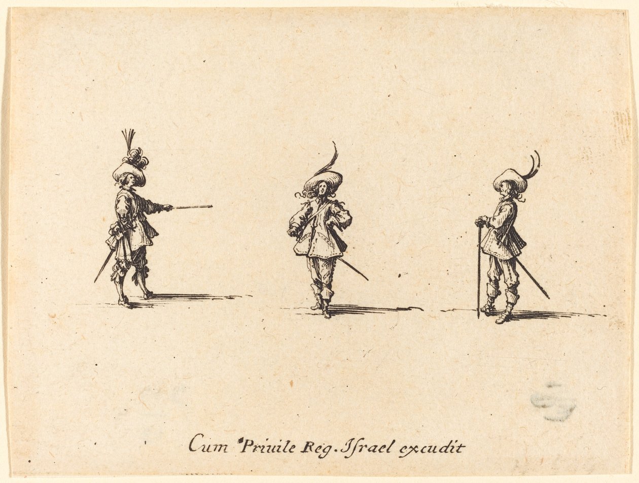 Neozbrojený vrták od Jacques Callot