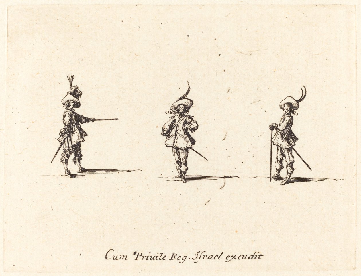 Neozbrojený vrták od Jacques Callot