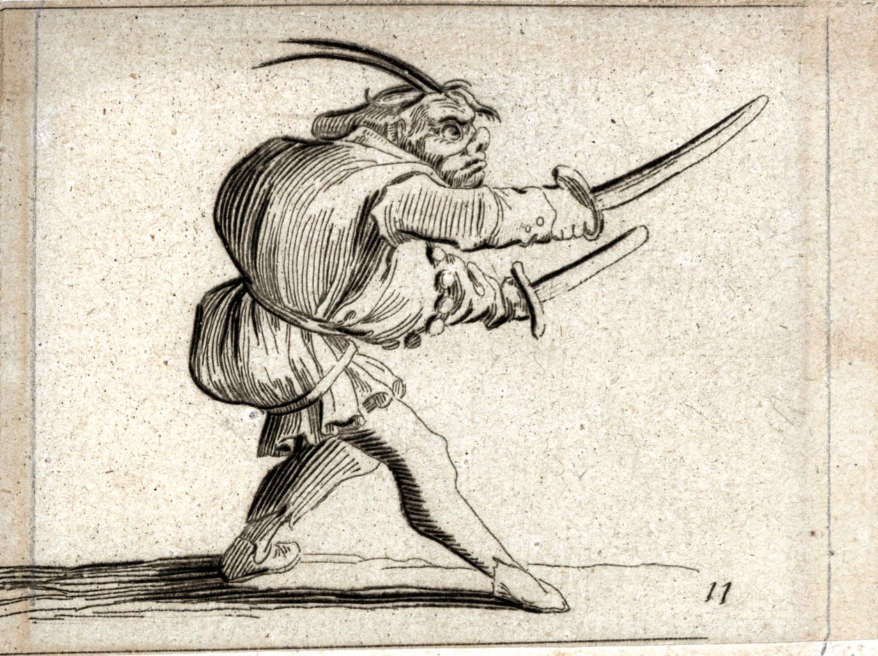 Varie Figure Gobbi ... (rytina) od Jacques Callot