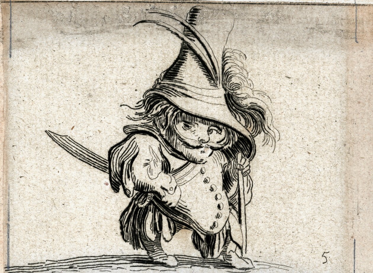 Varie Figure Gobbi ... (rytina) od Jacques Callot