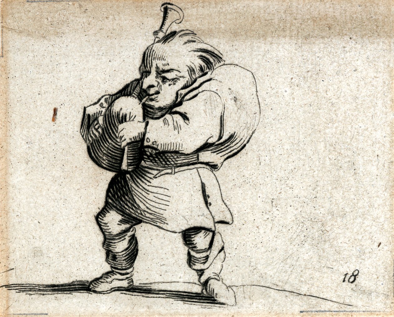 Varie Figure Gobbi ... (rytina) od Jacques Callot