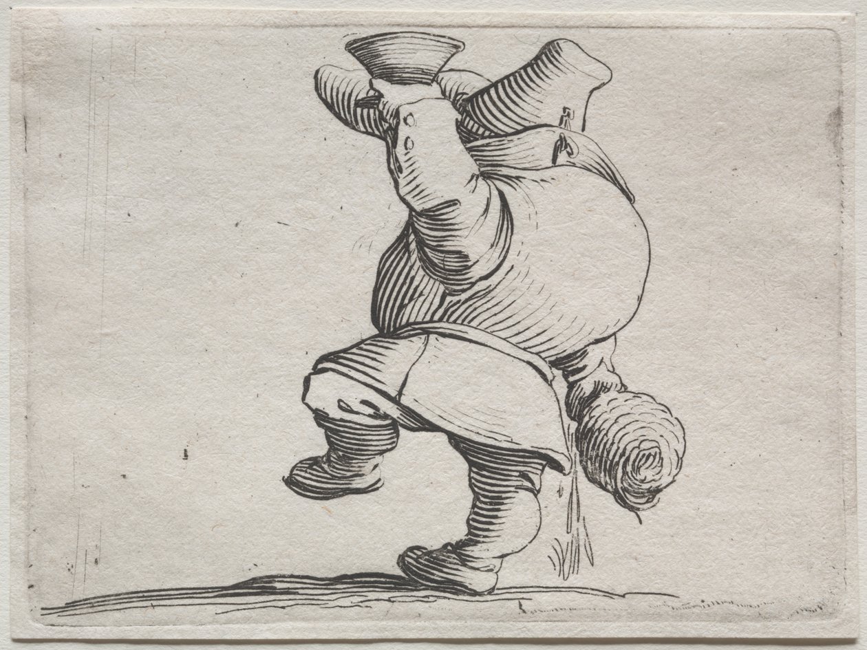Různé shrbené figurky od Iacopo Callota (Drinker Seen From Behind) od Jacques Callot