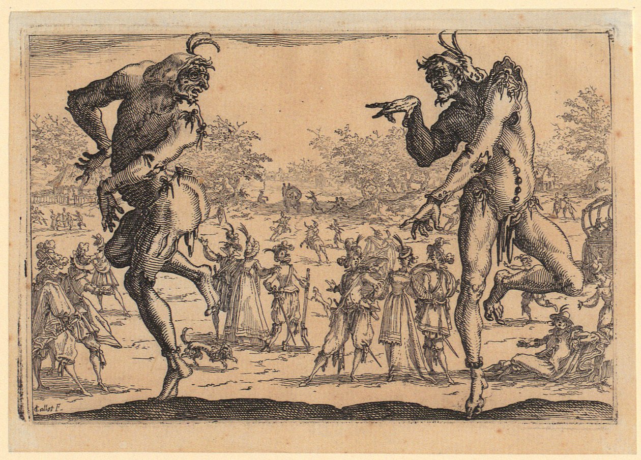 Dvě kalhoty od Jacques Callot