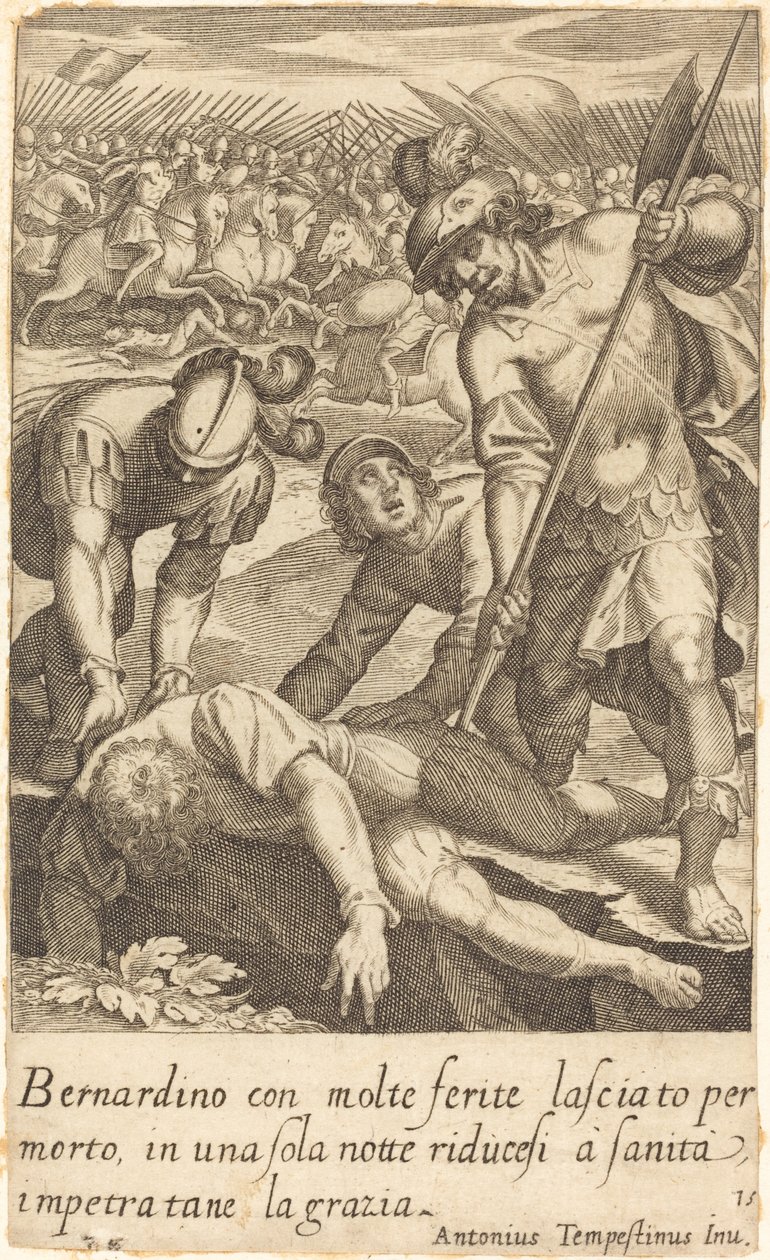 Bernardino od Jacques Callot after Antonio Tempesta