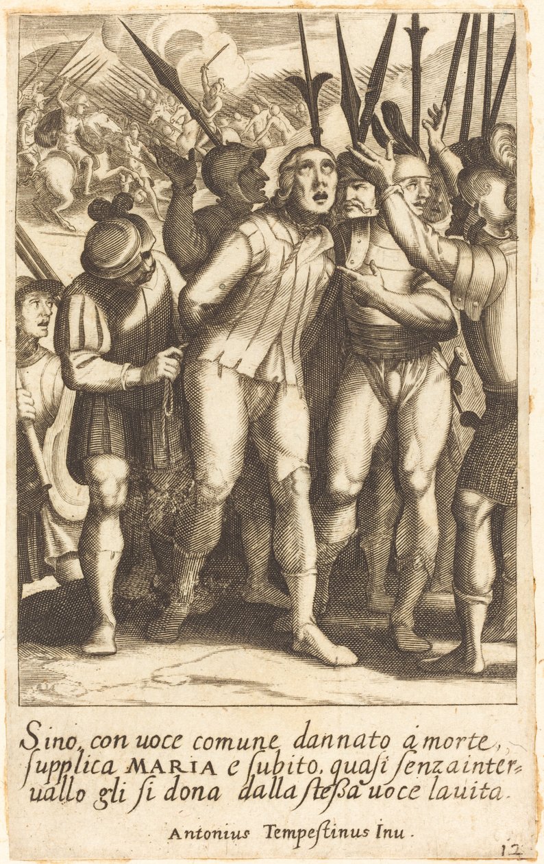 Sino od Jacques Callot after Antonio Tempesta