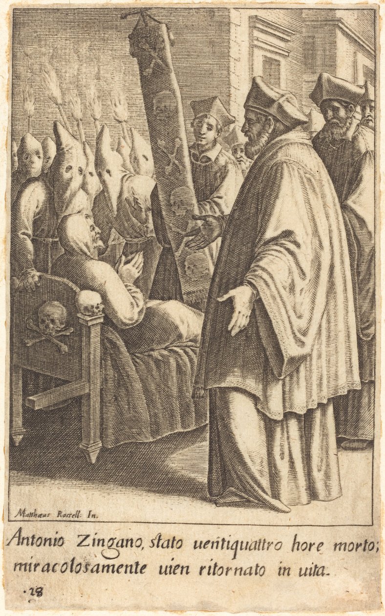 Antonio Zingano od Jacques Callot after Matteo Rosselli
