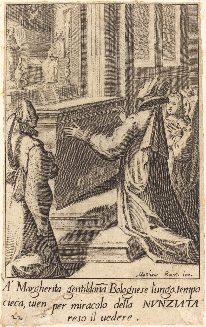 Margherita od Jacques Callot after Matteo Rosselli