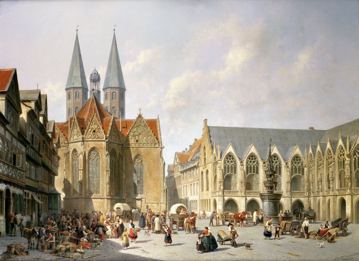 Staroměstské náměstí, Brunswick, 1890 od Jacques Carabain