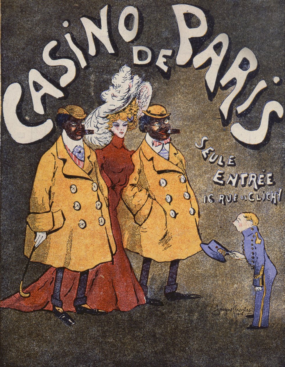 Oficiální program pro Casino de Paris, 1906 od Jacques Charles