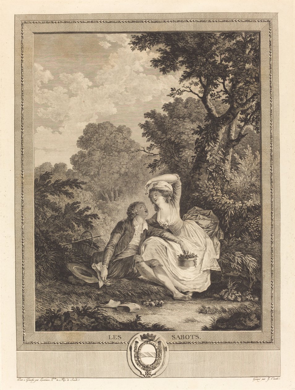 Kopyta od Jacques Couché after Nicolas Lavreince
