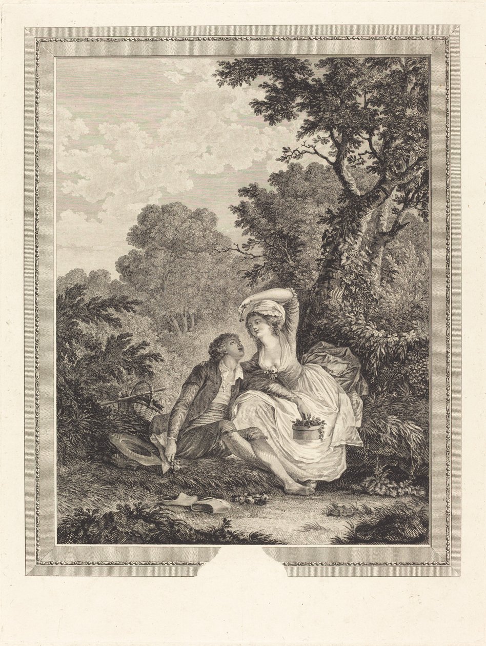 Kopyta od Jacques Couché after Nicolas Lavreince