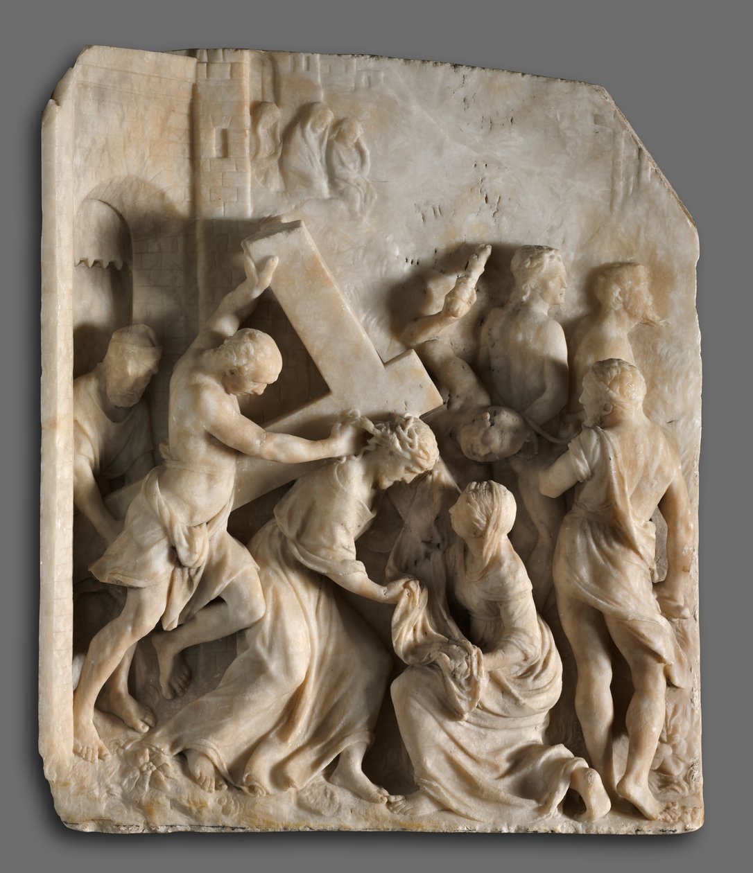 Kristus nese kříž se svatými Šimonem a Veronikou, c. 1545. od Jacques Dubroeucq