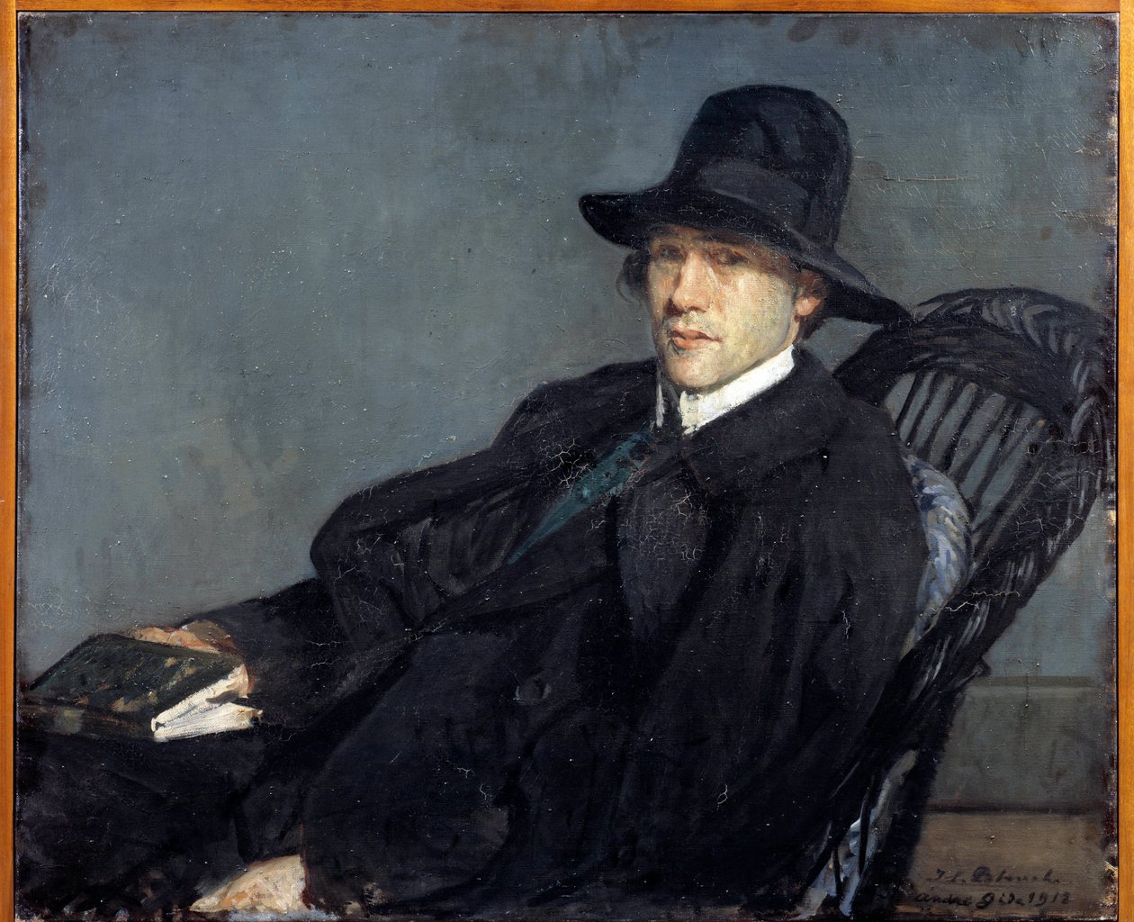 Portrét Andre Gide (1869 - 1951) od Jacques Emile Blanche