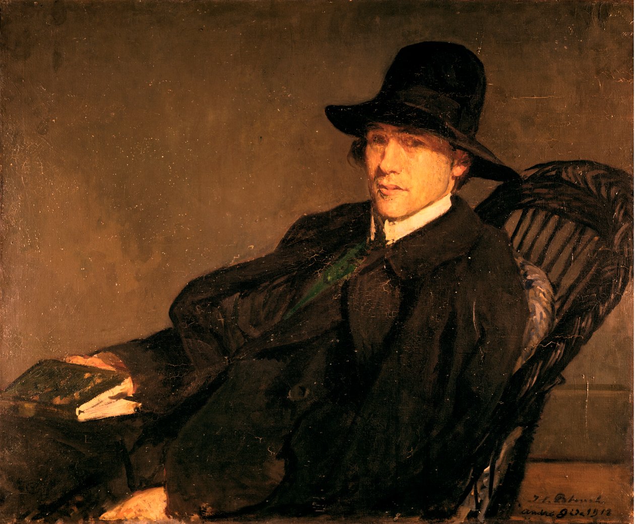 Portrét Andre Gide 1869-1951, 1912. od Jacques Emile Blanche