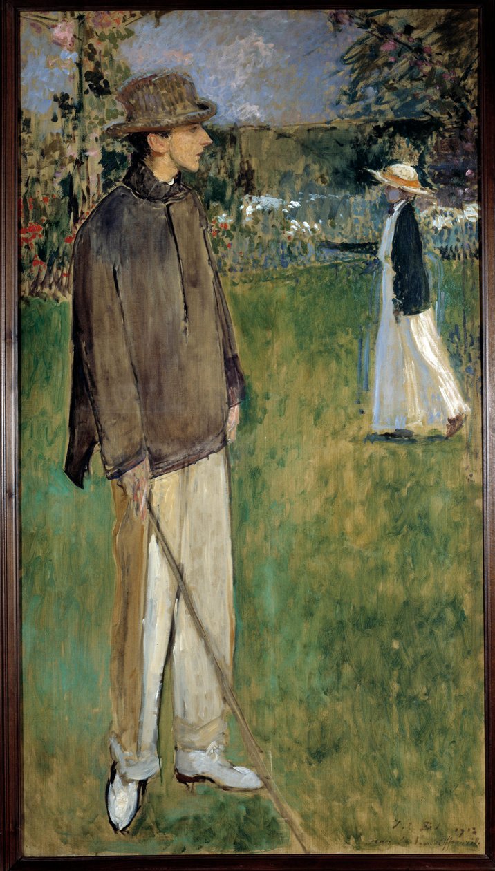 Portrét Jeana Cocteaua (francouzského básníka a spisovatele od Jacques Emile Blanche