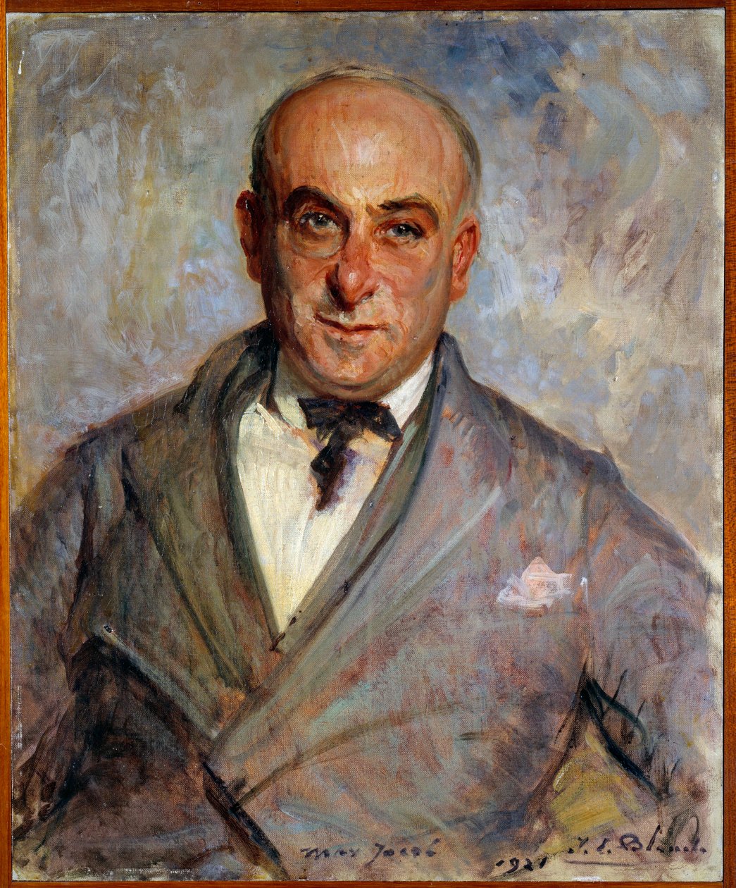 Portrét Maxe Jacoba (1876-1944) Francouzský básník Malba Jacques Emile (Jacques-Emile) Blanche (1861-1942) od Jacques Emile Blanche