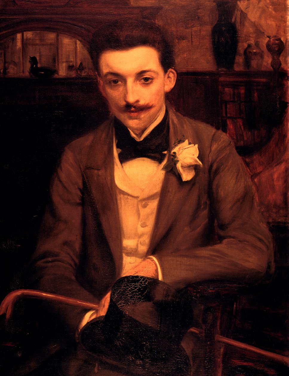 Portrét P.Louyse, c1861-1942 od Jacques Emile Blanche