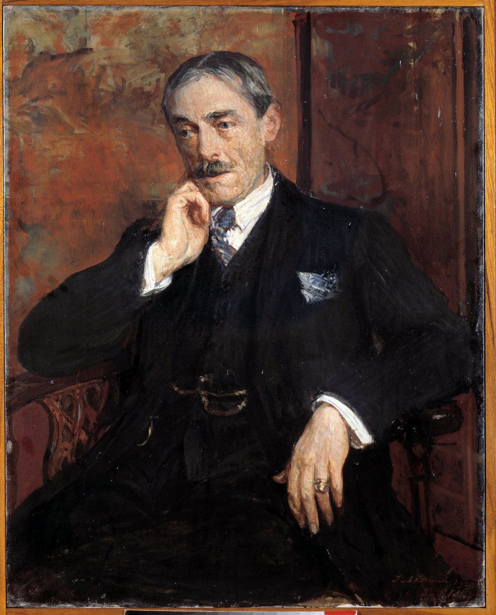 Portrét Paula Valeryho (francouzský spisovatel od Jacques Emile Blanche