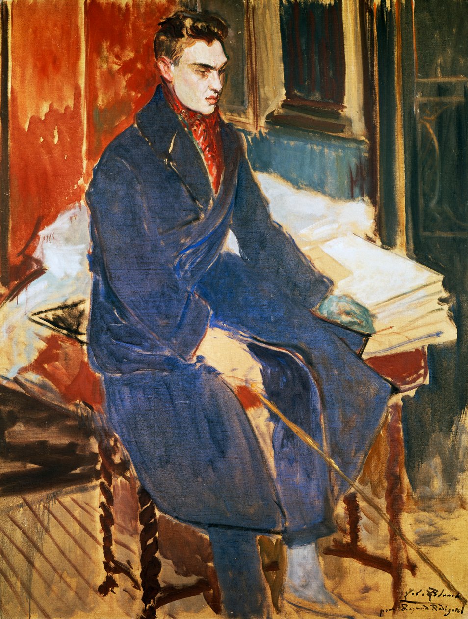 Portrét Raymonda Radigueta (Saint-Maur-des-Fosses od Jacques Emile Blanche