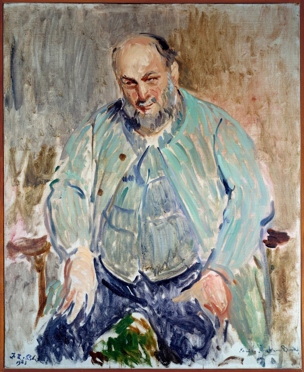 Portrét francouzského sochaře Antoine Bourdelle (1861-1929) Malba Jacques Emile (Jacques-Emile) Blanche (1861-1942) od Jacques Emile Blanche
