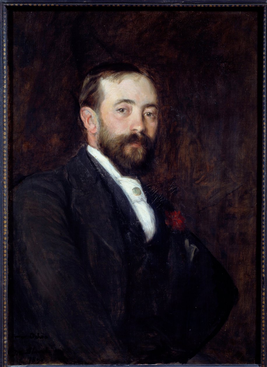 Portrét španělského malíře Dona Rafaela de Ochoa y Madrazo (1858) Obraz Jacques Emile (Jacques-Emile) Blanche (1861-1942) 1890 Sun. 0,55x0,77 m Rouen, Muzeum výtvarných umění od Jacques Emile Blanche