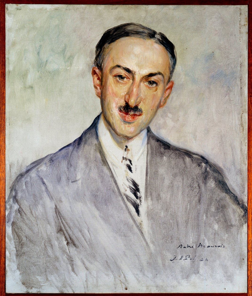 Studie k portrétu Emile Herzog dit Andre Maurois (1885-1967), francouzský spisovatel Obraz Jacques Emile (Jacques-Emile) Blanche (1861-1942) 1924 Sun. 0,5x0,41 m Rouen, musee des Beaux Arts od Jacques Emile Blanche