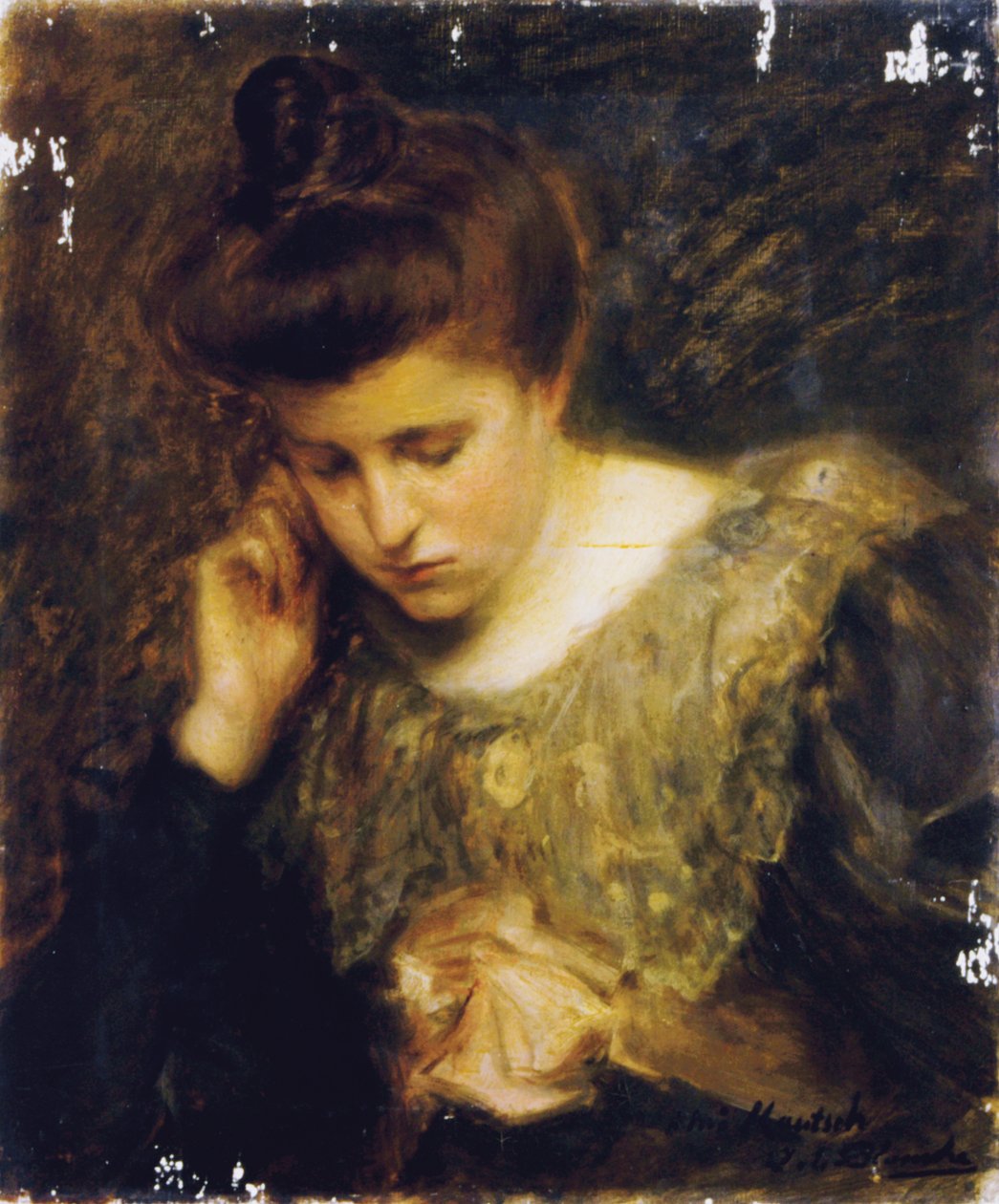 Studie o čtení ženy od Jacques Emile Blanche