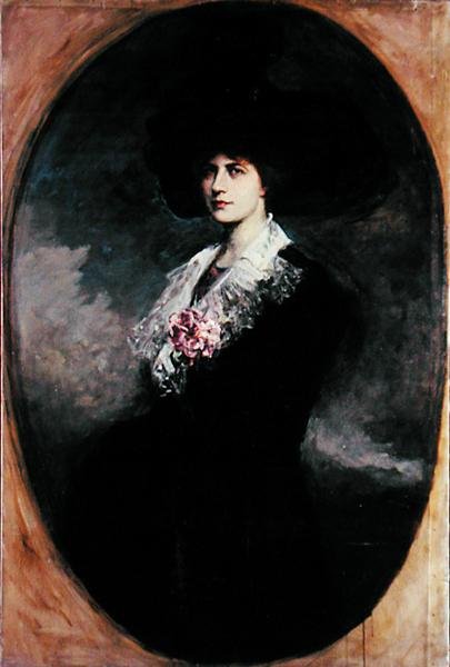 Portrét ženy od Jacques Fernand Humbert