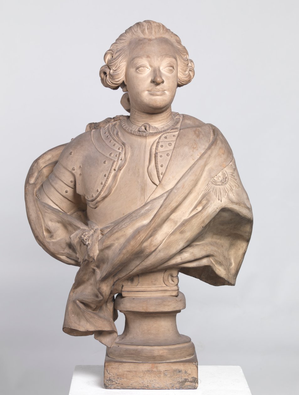 King Frederick V, 1754 (hlína) od Jacques Francois Joseph Saly