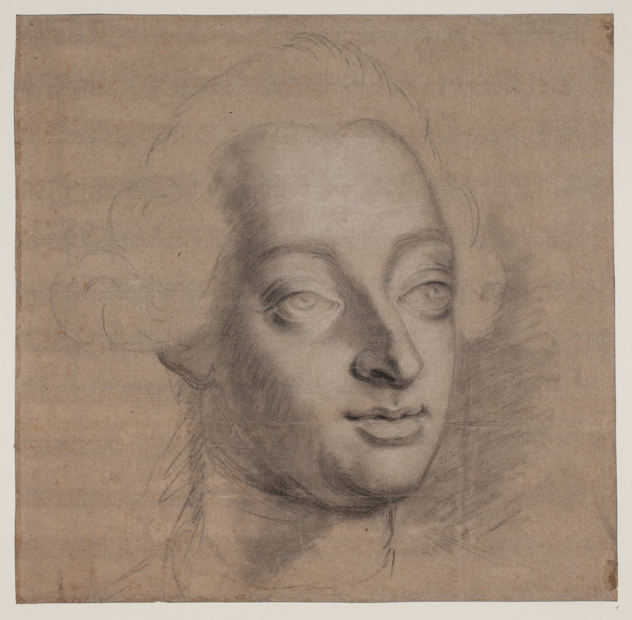 Portrét Frederika V. 3/4 Profil od Jacques Francois Joseph Saly