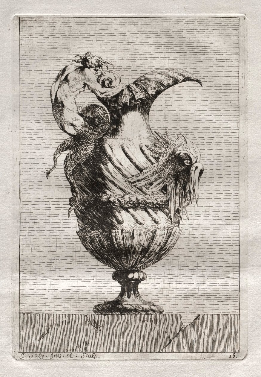 Suita váz: Talíř 16, 1746. od Jacques Francois Joseph Saly